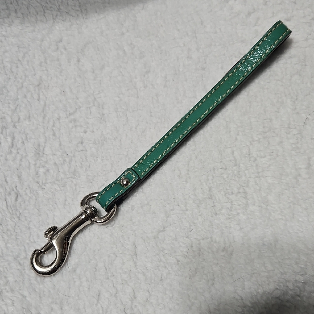 Coach Replacement Green Patent Leather Wristlet Strap